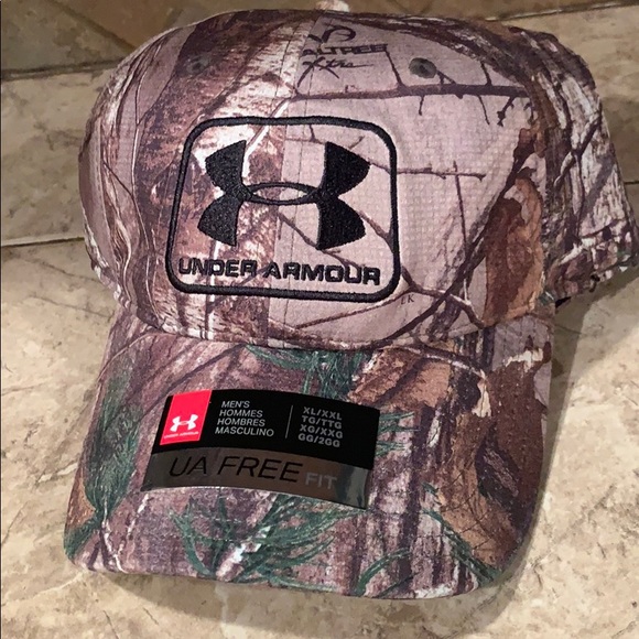 under armour camo hat fitted